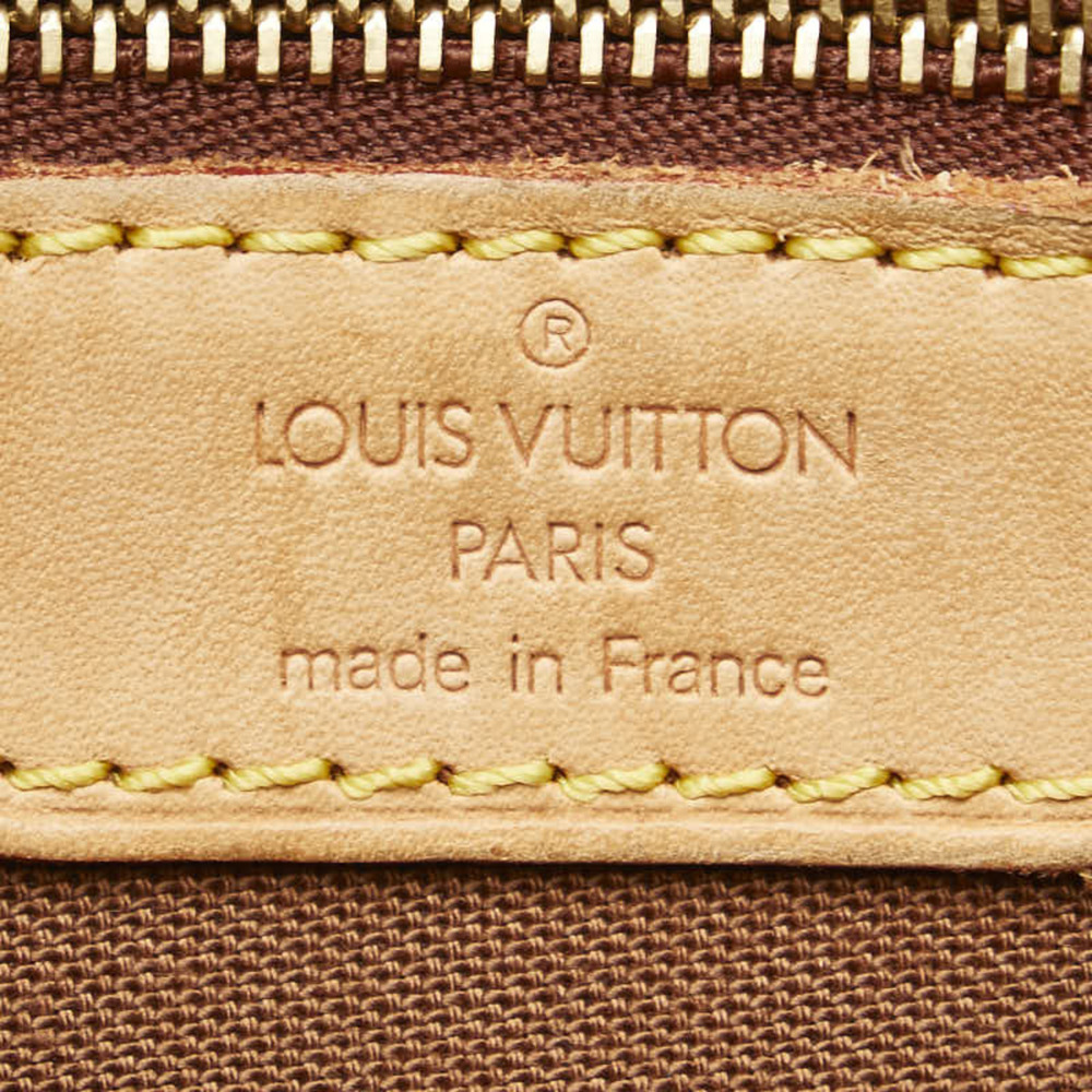 LOUIS VUITTON Authentic Brown Monogram Leather Shoulder Bag - Picture 12 of 14